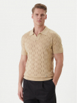 KARL LAGERFELD Polo s&auml;rk 655005 562301 Beež Slim Fit XL