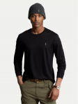 Polo Ralph Lauren Pikkade varrukatega T-s&auml;rk 710760121 Must Slim Fit XS
