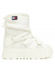 Tommy Jeans Lumesaapad Tjw Chunky Snow Boot Nylon EN0EN02842 Valge