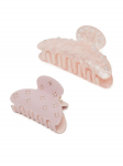 Pieces Komplekti kuulub juukseklambrit Pclala 2-Pack Hairshark 17156122 Roosa