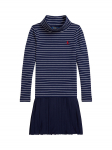 Polo Ralph Lauren Kootud kleit 312980676001 Tumesinine Regular Fit
