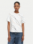 Tommy Hilfiger T-s&auml;rk Interlock WW0WW49646 Valge Boxy Fit