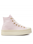Converse Tennised Chuck Taylor All Star Modern Lift Platform Crafted Stitching A07578C Roosa