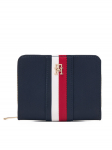 Tommy Hilfiger Rahakott Th Icon Med Za W/Flap Nylon Corp AW0AW19164 Tumesinine