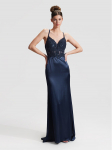 Hey Kyla &Otilde;htune kleit 5AG030HK Tumesinine Slim Fit