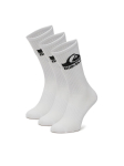 Quiksilver Pikad sokid AS_QUIKSILVER_101W_SS25 (3-PACK) Valge