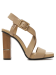 Tommy Hilfiger Sandaalid Hardware Block High Heel FW0FW07016 Pruun