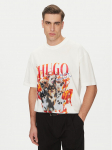 HUGO T-s&auml;rk Dugie 50538259 Ekr&uuml;&uuml;v&auml;rv Oversize
