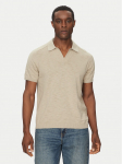 Calvin Klein Polo s&auml;rk K10K114087 Beež Regular Fit