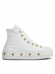 Converse Tennised Chuck Taylor All Star Lift Platform Star Studded A06787C Valge