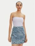 Tommy Jeans Top Essential DW0DW17989 Lilla Slim Fit