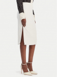 Elisabetta Franchi Pliiatsseelik GO-164-61E2-V250 Valge Regular Fit
