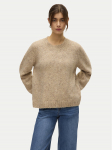 Vero Moda Kampsun Ingrid 10331365 Beež Regular Fit