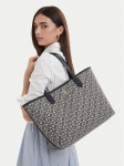 Tommy Hilfiger K&auml;ekott Th Icon Tote Jacquard AW0AW18889 Sinine