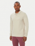 BOSS Polo s&auml;rk Passerby 50507704 Beež Regular Fit