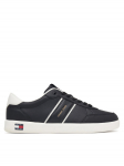 Tommy Jeans Tossud Lightweight Flag Leather Court EM0EM01758 Must