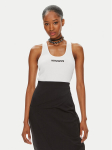 Patrizia Pepe Top 8M1617/J216-W103 Valge Slim Fit