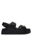 Tommy Hilfiger Sandaalid Leather Sporty Platform Sandal FW0FW09119 Must
