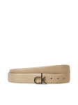 Calvin Klein Naiste p&uuml;ksirihm Ck Buckle Belt 3.0_Smooth K60K613156 Beež