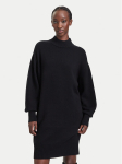 HUGO Kootud kleit Sorelleny 50571230 Must Oversize