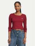 Tommy Hilfiger S&auml;rkpluus UW0UW06066 Bordoopunane Slim Fit