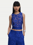 Desigual Top Tanatos 25SWBW25 Sinine Slim Fit