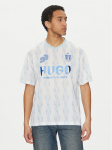 HUGO T-s&auml;rk Notbal 50536080 Valge Oversize
