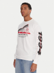 DC Shoes Pikkade varrukatega T-s&auml;rk Slathletic EDYZT04357 Valge Heritage Fit