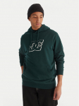 DC Shoes Pluus Hampden ADYFT03416 Roheline Regular Fit