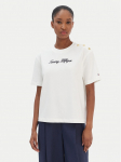 Tommy Hilfiger T-s&auml;rk Script WW0WW47819 Ekr&uuml;&uuml;v&auml;rv Regular Fit