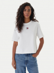 Tommy Jeans T-s&auml;rk Badge DW0DW22202 Ekr&uuml;&uuml;v&auml;rv Boxy Fit