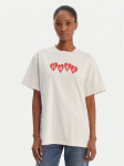 HUGO T-s&auml;rk Vintage 50561164 Beež Relaxed Fit
