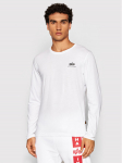 Alpha Industries Pikkade varrukatega T-s&auml;rk Basic Small Logo 198517 Valge Regular Fit