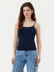 Tommy Jeans Top Essential DW0DW20675 Tumesinine Slim Fit S