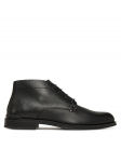 Tommy Hilfiger Saapad Corporate Hilfiger Lth Boot FM0FM05697 Must