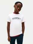 Tommy Hilfiger T-s&auml;rk Monotype Print KB0KB10051 M Valge Regular Fit