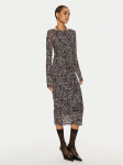 Patrizia Pepe Kokteilikleit 8A1344 J221 YA19 Must Regular Fit