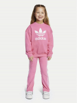 adidas Komplekti kuulub pluus ja retuusid JY3741 Roosa Flared Fit