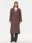 MVP Wardrobe Villane mantel Spiga Over MVPI3CP018.0PN0052 Bordoopunane Over Fit