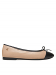 Tommy Hilfiger Baleriinad Toe Cap Leather Ballerina FW0FW08759 Ekr&uuml;&uuml;v&auml;rv