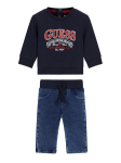 Guess Komplekti kuulub s&auml;rkpluus ja p&uuml;ksid I6BG02 K5804 Tumesinine Regular Fit
