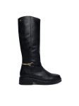 Tommy Hilfiger Ratsasaapad Th Stud Leather Knee Riding Boot FW0FW09608 Must