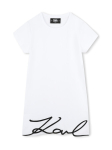 Karl Lagerfeld Kids Igap&auml;evane kleit Z30454 D Valge Regular Fit