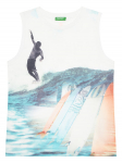 United Colors Of Benetton Tank top 3RD0CH020 Valge Regular Fit