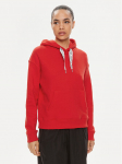 Tommy Jeans Pluus Logo Drawcord DW0DW17794 Punane Boxy Fit