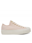 Converse Tennised Chuck Taylor All Star Lift Platform Gold A12584C Roosa