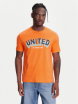 United Colors Of Benetton T-s&auml;rk 3I1XU1096 Oranž Regular Fit S