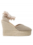 Manebi Espadrillid Heart-Shaped Wedge Espadrilles O 7.1 WH Beež