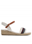 Tommy Hilfiger Espadrillid Rope Wedge T3A7-32777-0048X100 S Valge 36