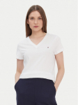 Tommy Hilfiger T-s&auml;rk Heritage V-Neck Tee WW0WW24969 Valge Regular Fit M